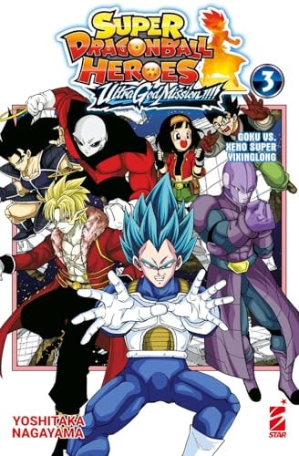 Copertina del manga Super Dragon Ball Heroes 3 (di 4), edizione italiana Star Comics di Nagayama Yoshitaka