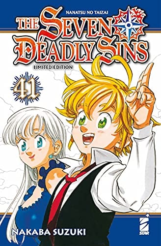 Copertina del manga The Seven Deadly Sins 41 Limited Ed, edizione italiana Star Comics di Nakaba Suzuki