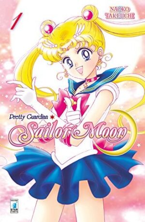 Copertina del manga Pretty Guardian Sailor Moon 1 New e, edizione italiana Star Comics di Naoko Takeuchi