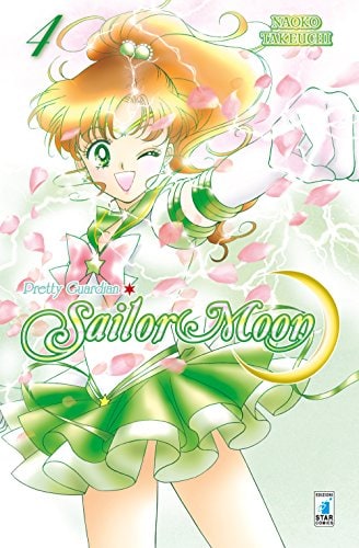 Copertina del manga Pretty Guardian Sailor Moon 4 New e, edizione italiana Star Comics di Naoko Takeuchi