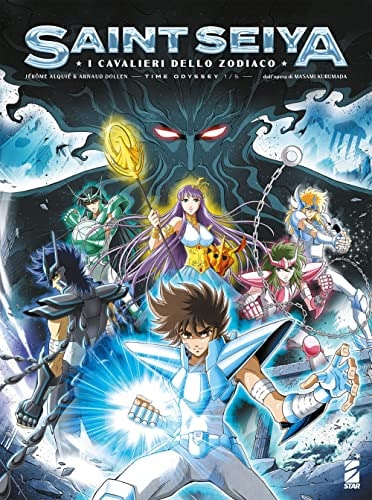 Copertina del manga Saint Seiya Time Odissey 1 (di 5), edizione italiana Star Comics di Arnaud Dollen & JérôMe Alquié