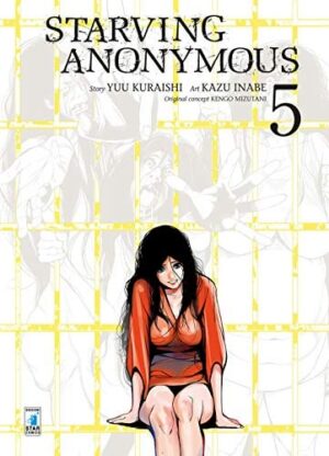 Copertina del manga Starving Anonymous vol. 5, edizione italiana Star Comics di Mizutani, Kuraishi & Inabe