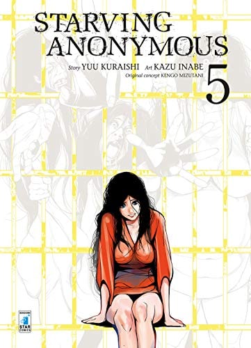 Copertina del manga Starving Anonymous vol. 5, edizione italiana Star Comics di Mizutani, Kuraishi & Inabe
