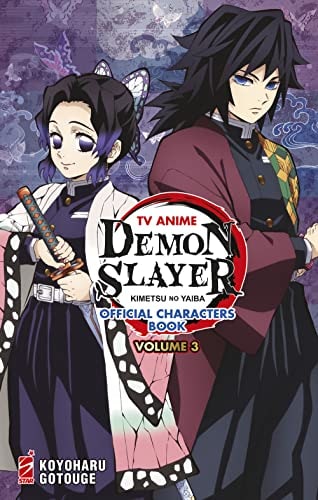 Copertina del manga Tv Anime Demon Slayer Char.Book vol. 3, edizione italiana Star Comics di Koyoharu Gotouge