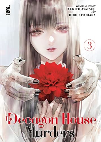 Copertina del manga The Decagon House Murders vol. 3, edizione italiana Star Comics di Hiro Kiyohara, Yukito Ayatsuji