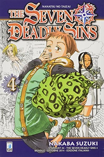Copertina del manga The Seven Deadly Sins vol. 4, edizione italiana Star Comics di Nakaba Suzuki