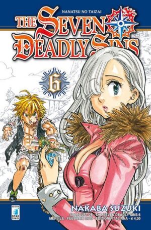 Copertina del manga The Seven Deadly Sins vol. 6, edizione italiana Star Comics di Nakaba Suzuki