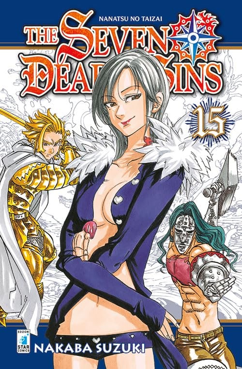 Copertina del manga The Seven Deadly Sins vol. 15, edizione italiana Star Comics di Nakaba Suzuki