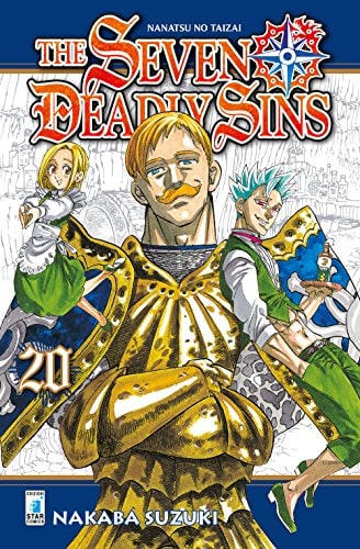 Copertina del manga The Seven Deadly Sins vol. 20, edizione italiana Star Comics di Nakaba Suzuki