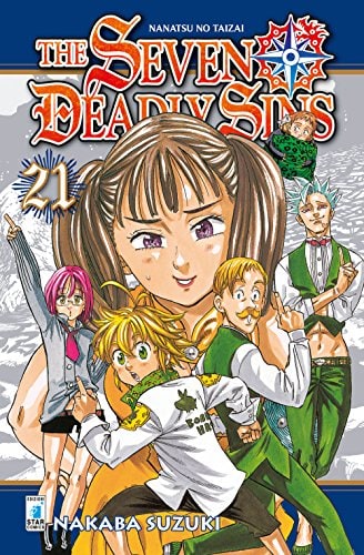Copertina del manga The Seven Deadly Sins vol. 21, edizione italiana Star Comics di Nakaba Suzuki