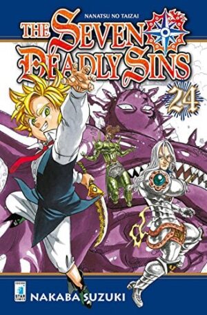 Copertina del manga The Seven Deadly Sins vol. 24, edizione italiana Star Comics di Nakaba Suzuki