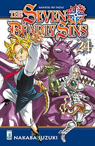Copertina del manga The Seven Deadly Sins vol. 24, edizione italiana Star Comics di Nakaba Suzuki