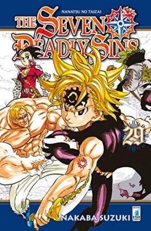 Copertina del manga The Seven Deadly Sins vol. 29, edizione italiana Star Comics di Nakaba Suzuki