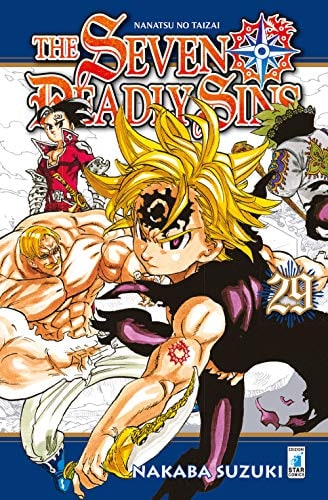 Copertina del manga The Seven Deadly Sins vol. 29, edizione italiana Star Comics di Nakaba Suzuki