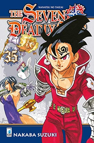 Copertina del manga The Seven Deadly Sins vol. 35, edizione italiana Star Comics di Nakaba Suzuki