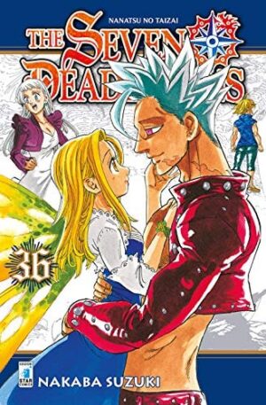 Copertina del manga The Seven Deadly Sins vol. 36, edizione italiana Star Comics di Suzuki
