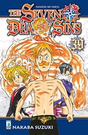 Copertina del manga The Seven Deadly Sins vol. 39, edizione italiana Star Comics di Nakaba Suzuki