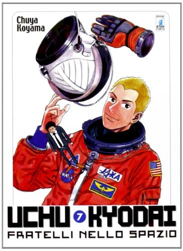 Copertina del manga Uchu Kyodai vol. 7, edizione italiana Star Comics di Chuya Koyama