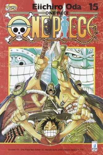 Copertina del manga One Piece New Ed. 15 - Greatest vol. 111, edizione italiana Star Comics di Eiichiro Oda