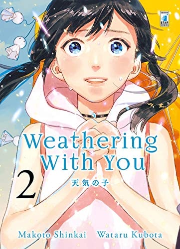 Copertina del manga Weathering With You vol. 2, edizione italiana Star Comics di Makoto Shinkai & Wataru Kubota