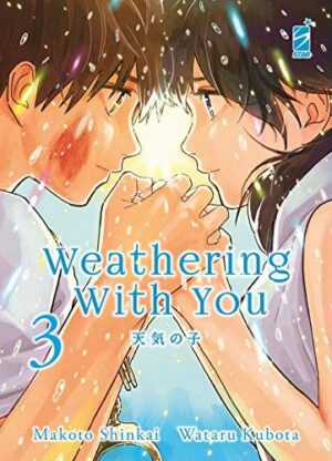 Copertina del manga Weathering With You vol. 3, edizione italiana Star Comics di Makoto Shinkai & Wataru Kubota