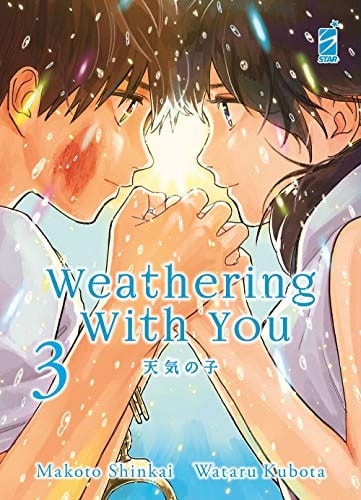 Copertina del manga Weathering With You vol. 3, edizione italiana Star Comics di Makoto Shinkai & Wataru Kubota