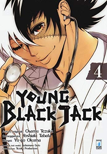 Copertina del manga Young Black Jack vol. 4, edizione italiana Star Comics di Aa.Vv.