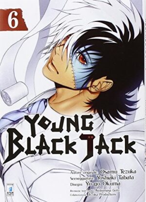 Copertina del manga Young Black Jack vol. 6, edizione italiana Star Comics di Osamu Tezuka, Yoshiaki Tabata