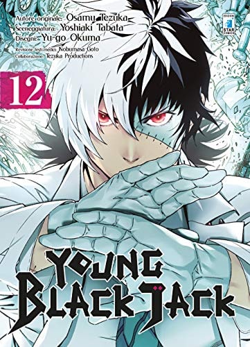 Copertina del manga Young Black Jack vol. 12, edizione italiana Star Comics di Tezuka, Tabata & Okuma