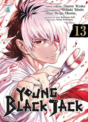 Copertina del manga Young Black Jack vol. 13, edizione italiana Star Comics di Tezuka, Tabata & Okuma