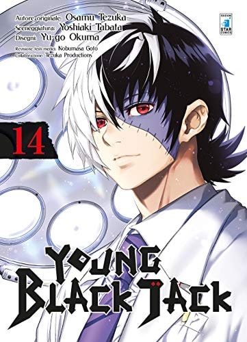 Copertina del manga Young Black Jack vol. 14, edizione italiana Star Comics di Tezuka, Tabata & Okuma
