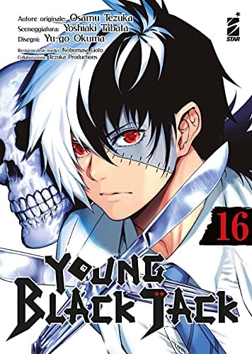 Copertina del manga Young Black Jack vol. 16, edizione italiana Star Comics di Tezuka, Tabata & Okuma