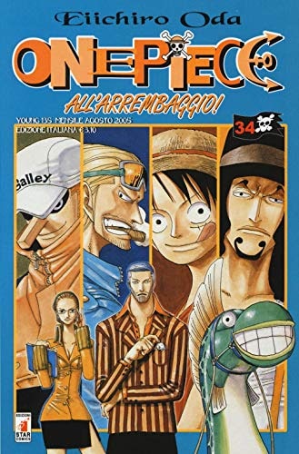 Copertina del manga One Piece 34 - Young vol. 135, edizione italiana Star Comics di Eiichiro Oda