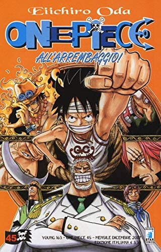 Copertina del manga One Piece 45 - Young vol. 163, edizione italiana Star Comics di Eiichiro Oda