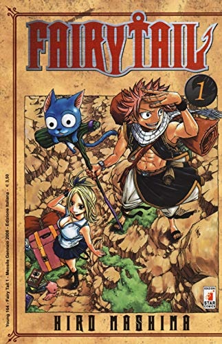 Copertina del manga Fairy Tail 1 - Young vol. 164, edizione italiana Star Comics di Hiro Mashima