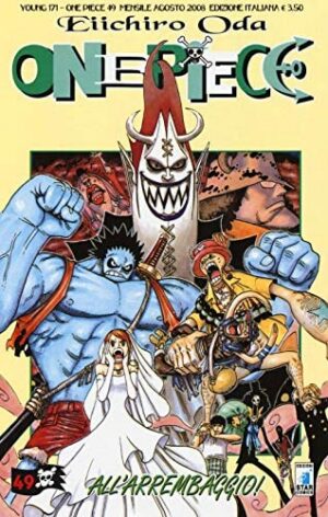 Copertina del manga One Piece 49 - Young vol. 171, edizione italiana Star Comics di Eiichiro Oda