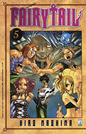 Copertina del manga Fairy Tail 5 - Young vol. 172, edizione italiana Star Comics di Hiro Mashima