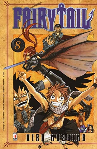 Copertina del manga Fairy Tail 8 - Young vol. 178, edizione italiana Star Comics di Hiro Mashima