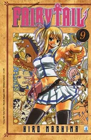 Copertina del manga Fairy Tail 9 - Young vol. 180, edizione italiana Star Comics di Hiro Mashima