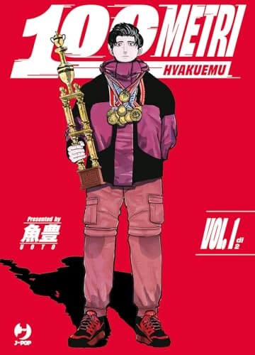 Copertina del manga 100 Metri - Hyakuemu 1 (di 2), edizione italiana J-POP Edizioni di Uoto