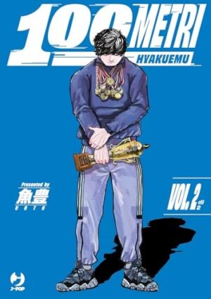 Copertina del manga 100 Metri - Hyakuemu 2 (di 2), edizione italiana J-POP Edizioni di Uoto