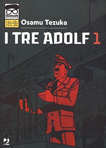 Copertina del manga I Tre Adolf vol. 1, edizione italiana J-POP Edizioni di Osamu Tezuka
