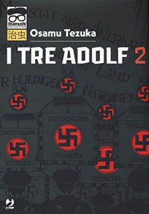 Copertina del manga I Tre Adolf vol. 2, edizione italiana J-POP Edizioni di Osamu Tezuka