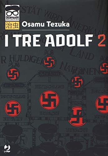 Copertina del manga I Tre Adolf vol. 2, edizione italiana J-POP Edizioni di Osamu Tezuka