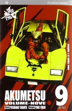 Copertina del manga Akumetsu 9 (di 18), edizione italiana J-POP Edizioni di Tabata & Yogo