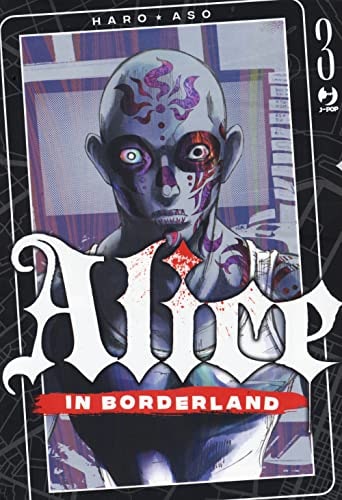 Copertina del manga Alice in Borderland vol. 3, edizione italiana J-POP Edizioni di Haro Aso