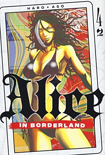 Copertina del manga Alice in Borderland vol. 4, edizione italiana J-POP Edizioni di Haro Aso