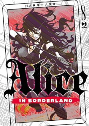Copertina del manga Alice in Borderland vol. 8, edizione italiana J-POP Edizioni di Haro Aso