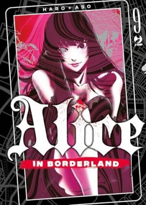 Copertina del manga Alice in Borderland vol. 9, edizione italiana J-POP Edizioni di Haro Aso