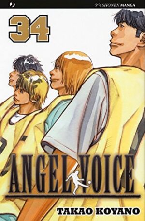 Copertina del manga Angel Voice vol. 34, edizione italiana J-POP Edizioni di Takao Koyano